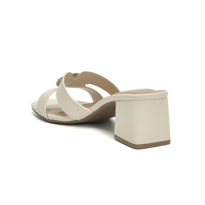 Sandalia Via Marte 104021-01 Crema Taco 5