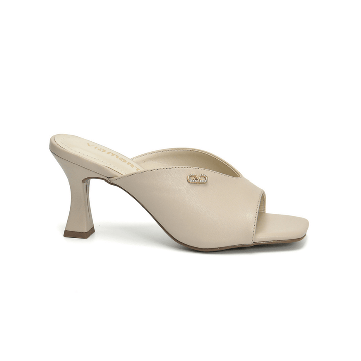Sandalia Via Marte 105037-01 Beige Napa Taco 7