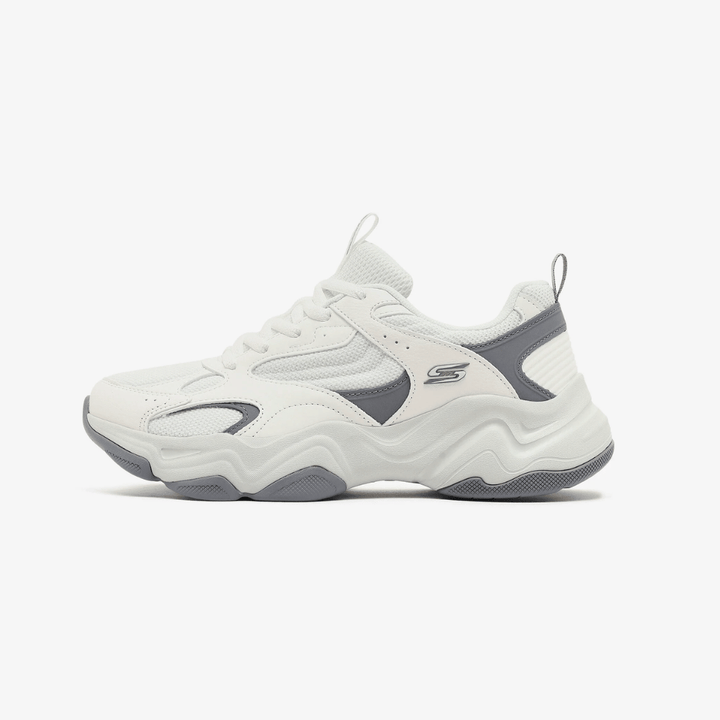 Zapatilla Skecher Mesh W/ PU Gris 117685 Mujer