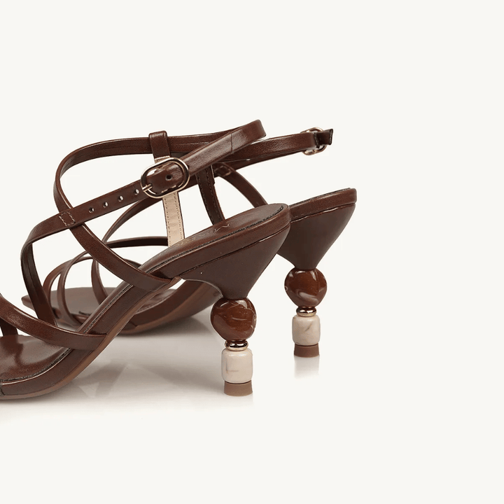 Sandalia Mariotta 30280-04 Taco 9 Canela
