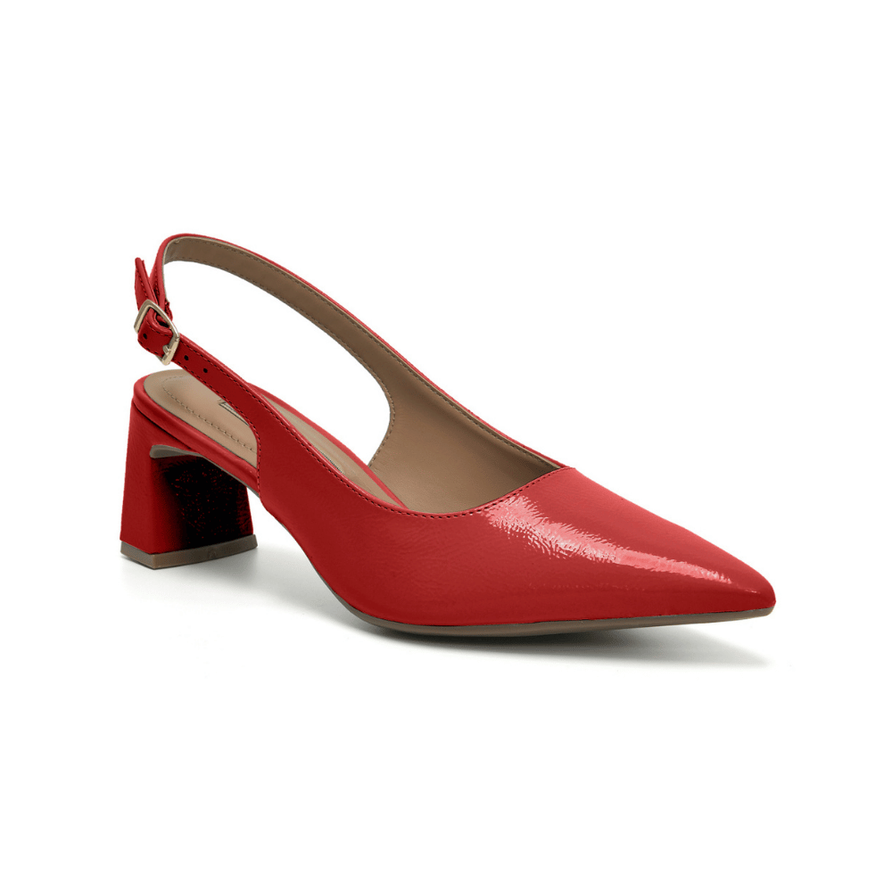 Zapato Via Marte 155032-07 Carmin Charol Napa Taco 5