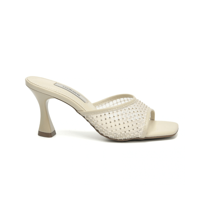 Sandalia Via Marte 166057-01 Crema Taco 7
