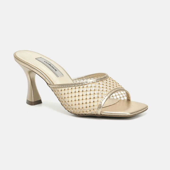 Sandalia Via Marte 166057-01 Dorado Taco