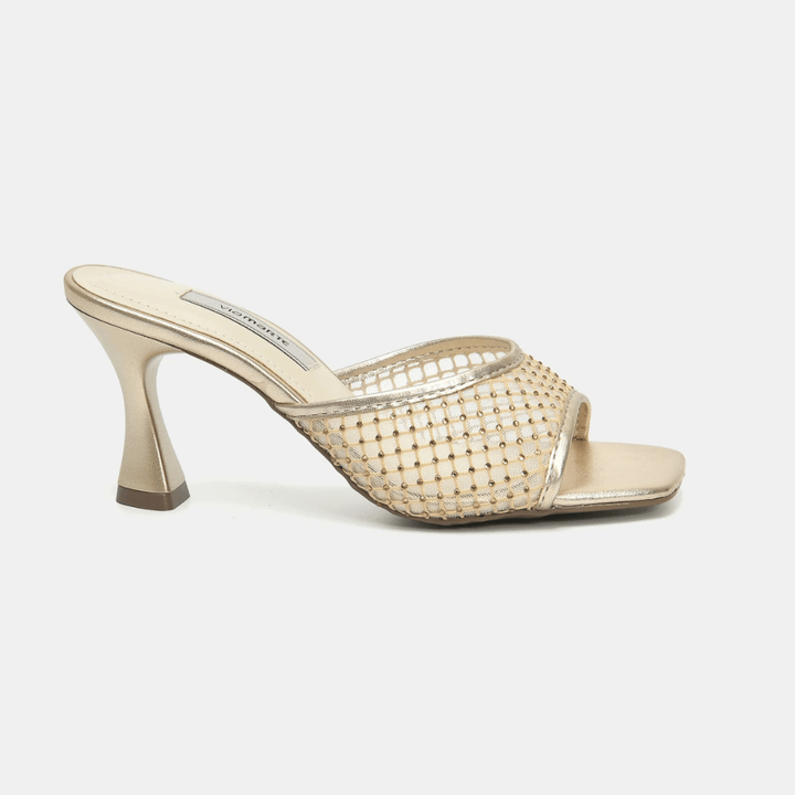 Sandalia Via Marte 166057-01 Dorado Taco