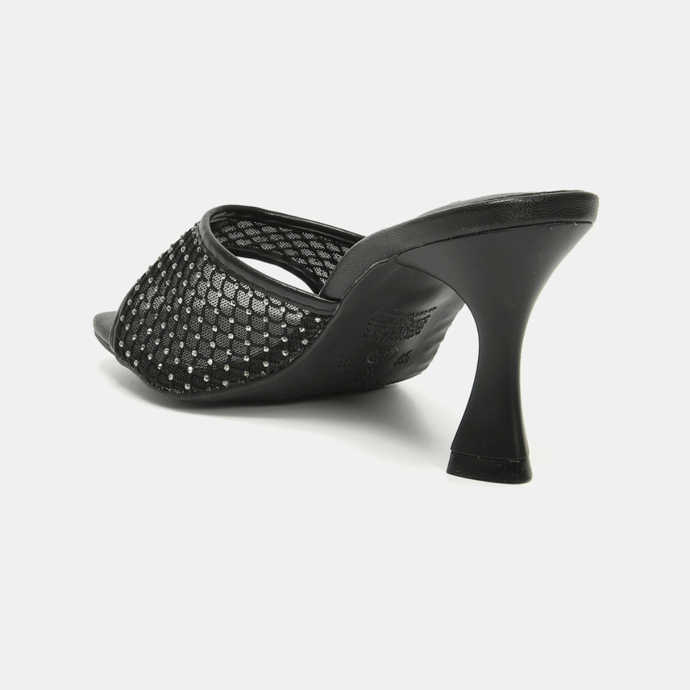 Sandalia Via Marte 166057-01  Negro  Taco 7