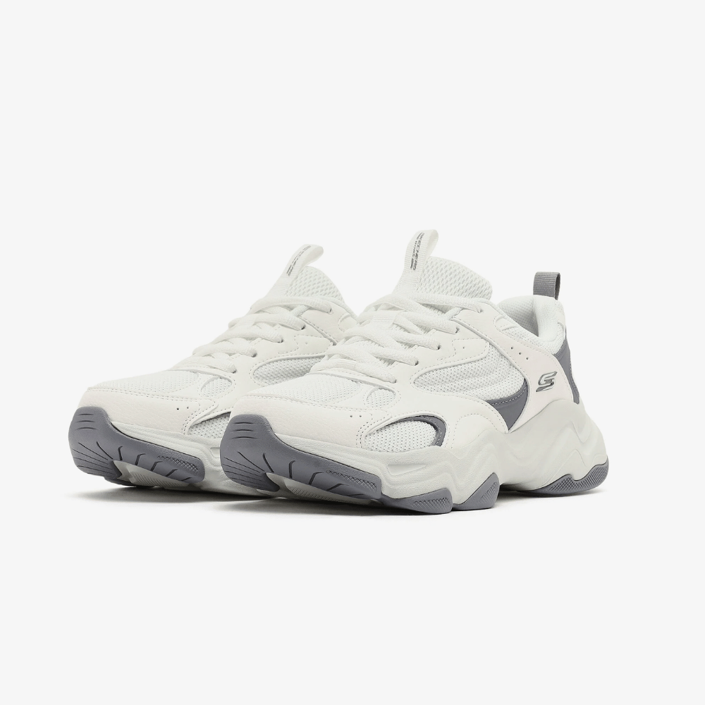 Zapatilla Skecher Mesh W/ PU Gris 117685 Mujer