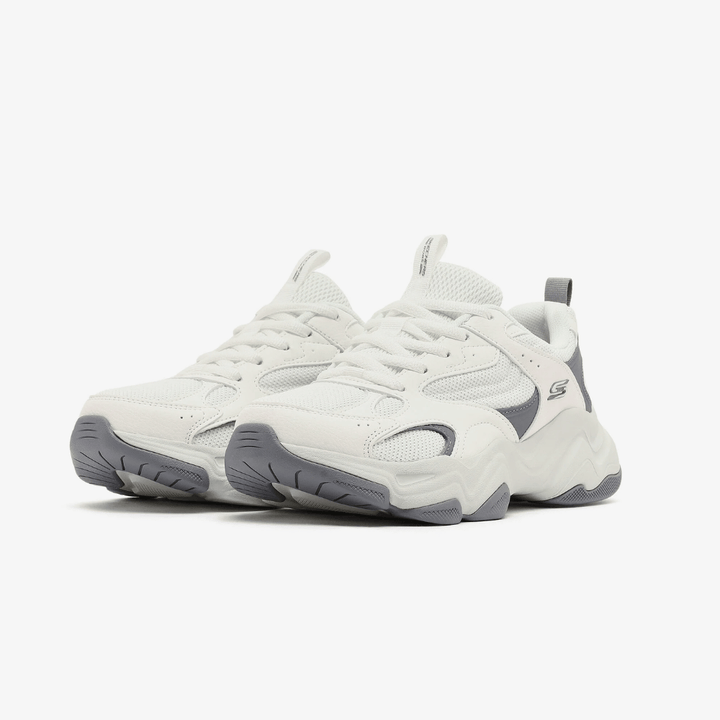 Zapatilla Skecher Mesh W/ PU Gris 117685 Mujer