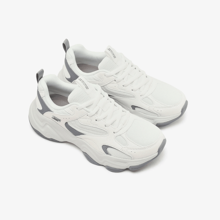Zapatilla Skecher Mesh W/ PU Gris 117685 Mujer