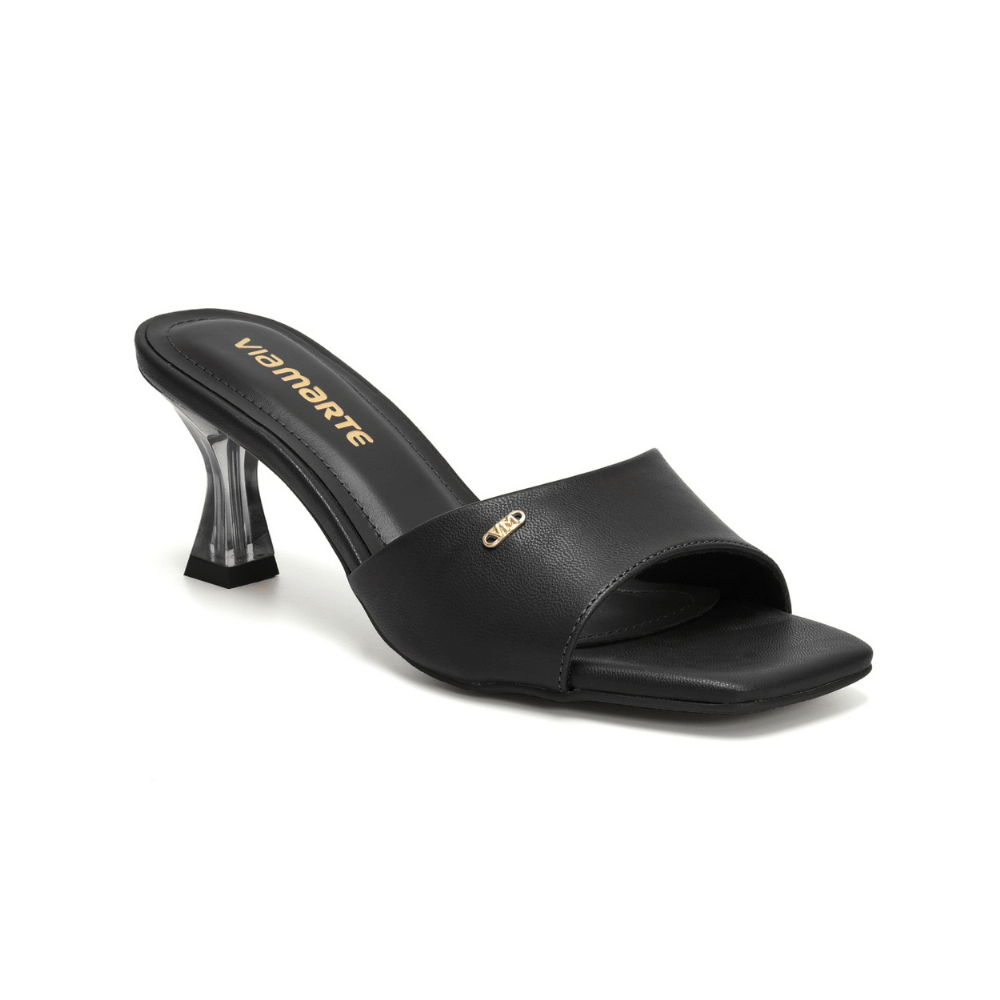 Sandalia Via Marte 200026-02 Negro Napa Taco 7