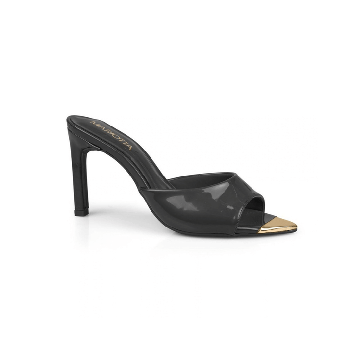 Sandalia Mariotta 20735-3 Negro Charol Taco 9