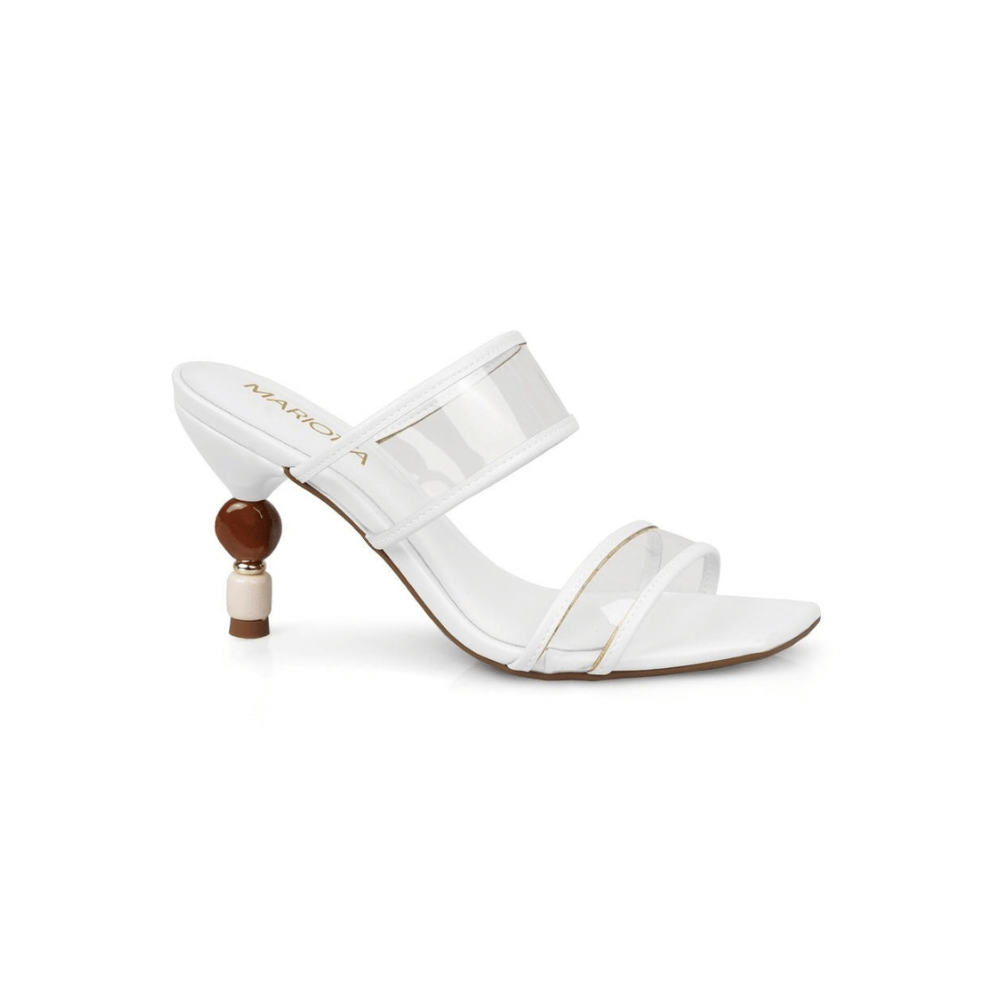 Sandalia Mariotta 30280-02 Blanco Taco 9