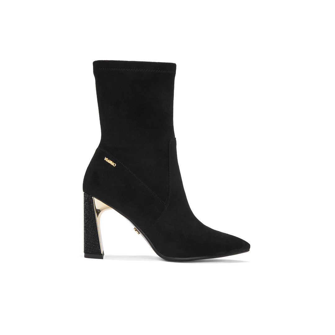 Botin Via Uno BKX973 Gamuza Taco 9