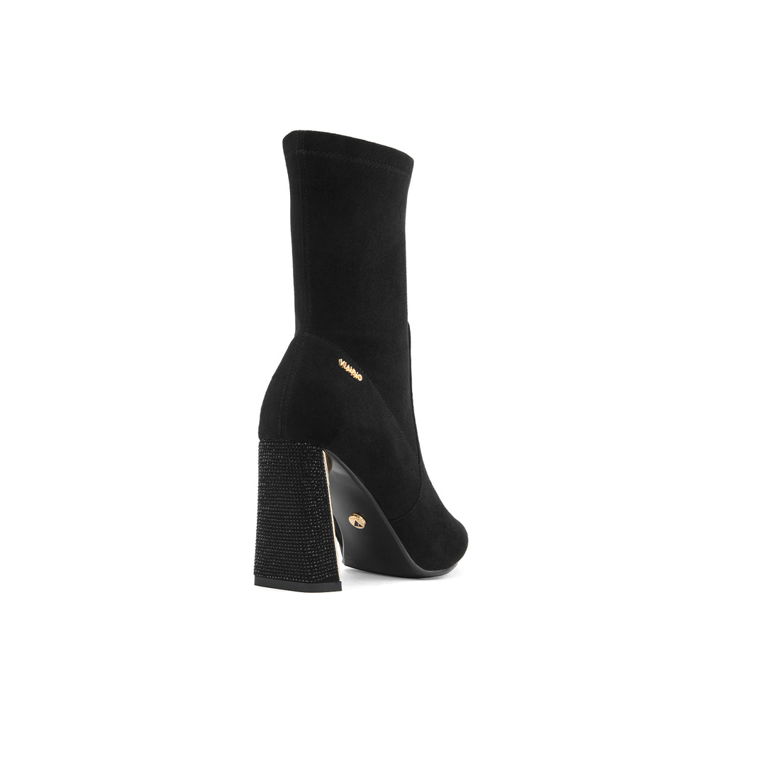 Botin Via Uno BKX973 Gamuza Taco 9