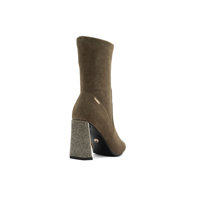 Botin Via Uno BKX973 Gamuza Taco 9