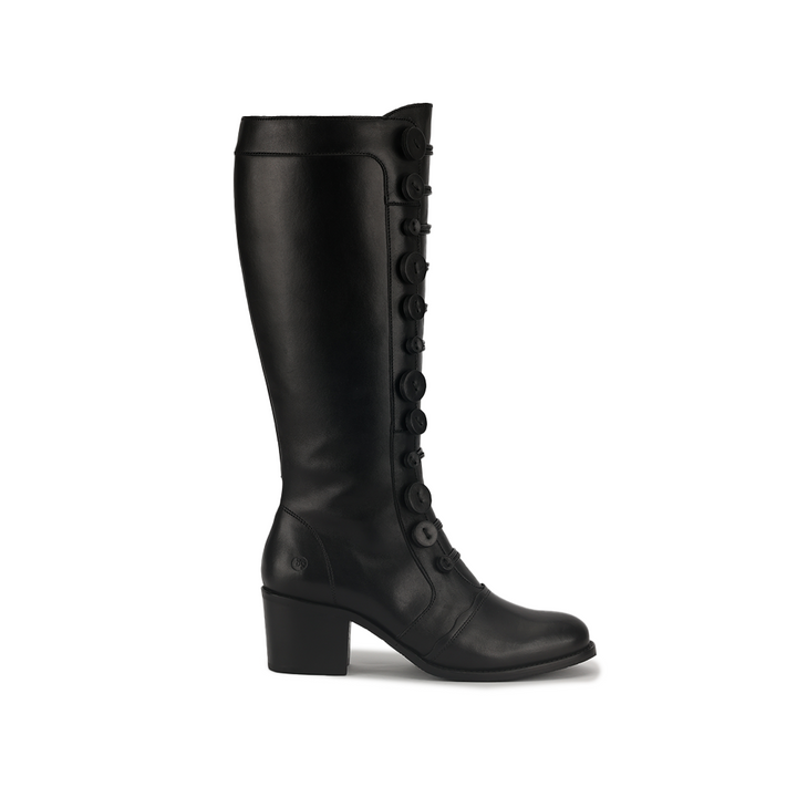 Bota Bruno Ferrini BO001 Negro Taco 6 Cuero