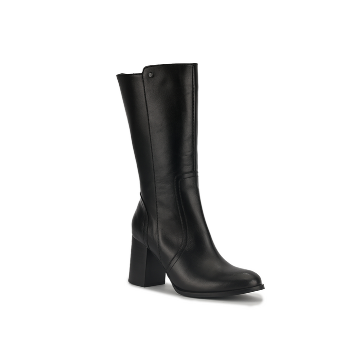 Botin Bruno Ferrini EB12601 Taco 7 Negro Cuero
