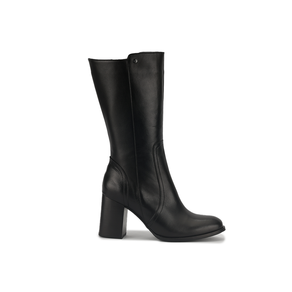 Botin Bruno Ferrini EB12601 Taco 7 Negro Cuero