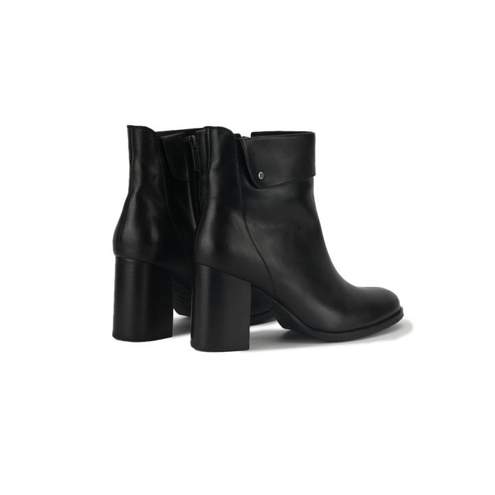 Botin Bruno Ferrini EB12602 Negro Taco 8 Cuero
