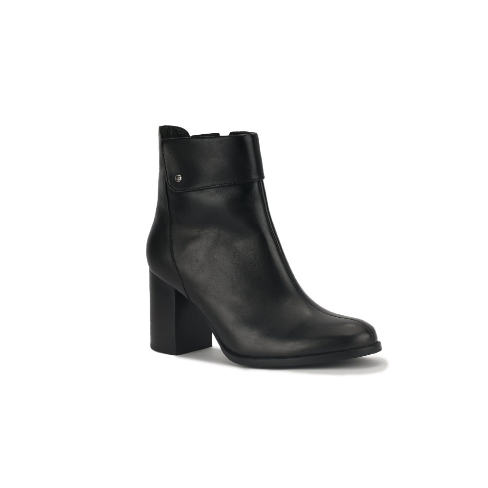 Botin Bruno Ferrini EB12602 Negro Taco 8 Cuero