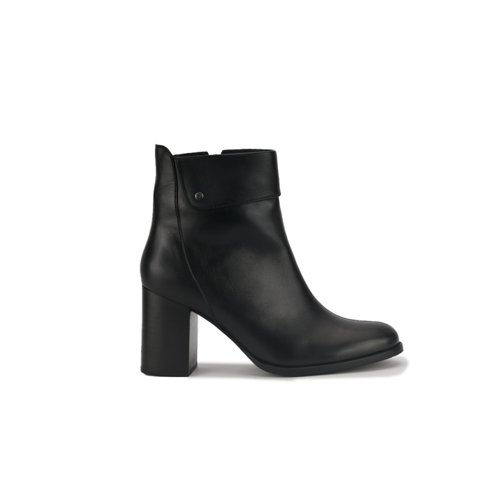 Botin Bruno Ferrini EB12602 Negro Taco 8 Cuero