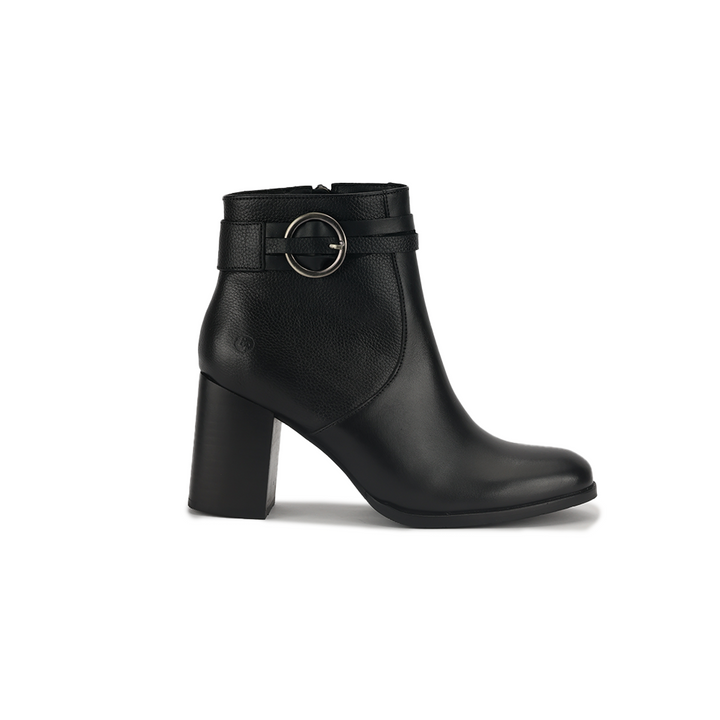 Botin Bruno Ferrini EB12603 Negro Taco 8 Cuero
