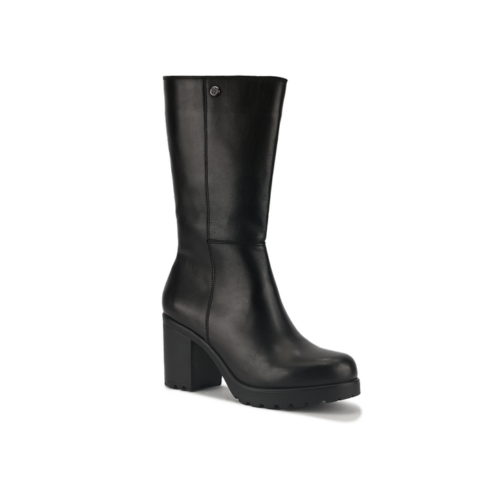 Botin Bruno Ferrini EX22201 Negro Taco 8 Cuero