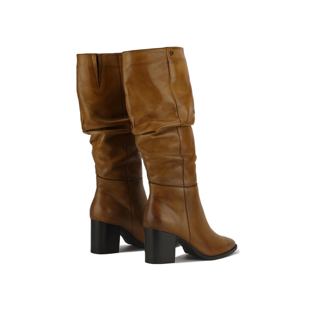 Bota Bruno Ferrini GU22509 Natural Taco 7 Cuero