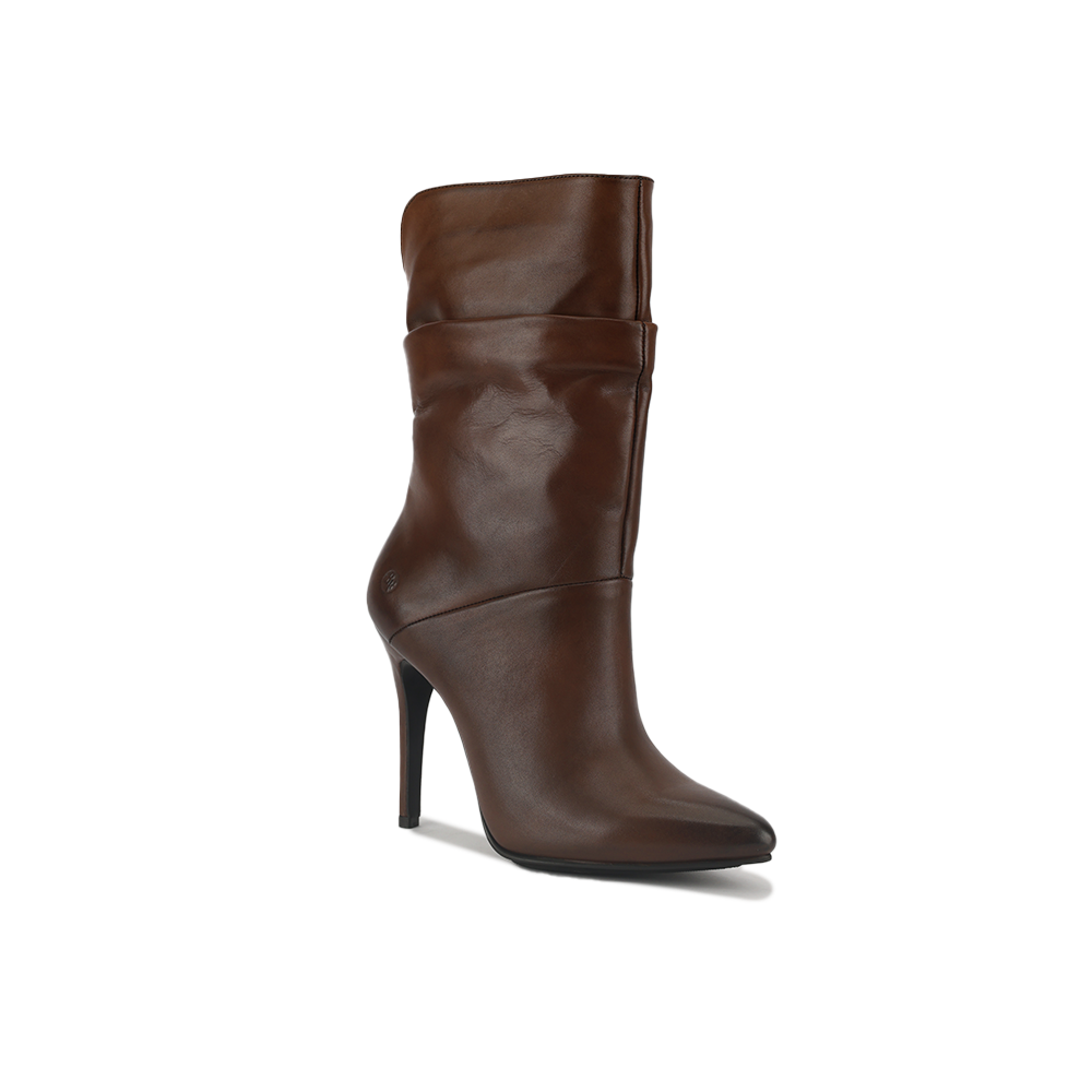 Botin Bruno Ferrini GZ12403 Brandy Taco 10 Cuero