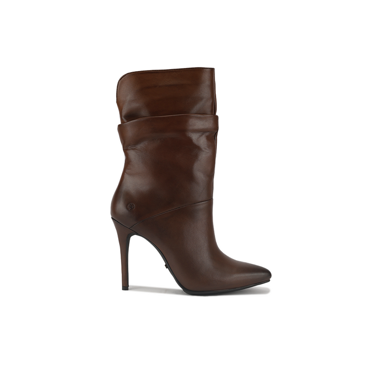 Botin Bruno Ferrini GZ12403 Brandy Taco 10 Cuero