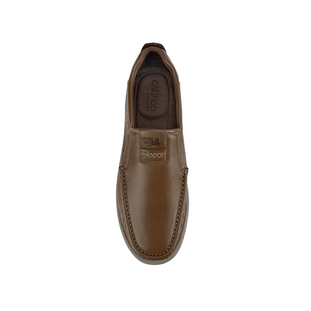 Mocasin Casual Cuero Calimod CK4002 Tan