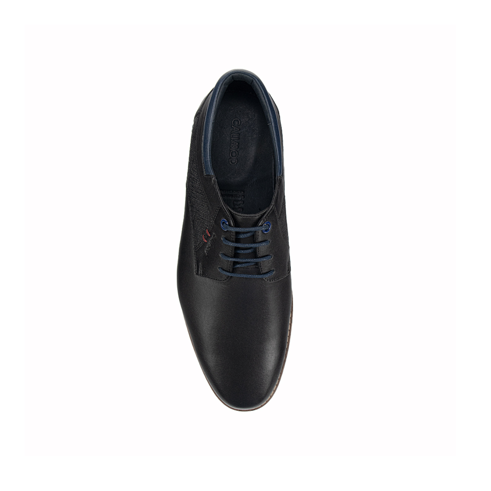 Zapatilla Casual Cuero Calimod CTL101 Negro