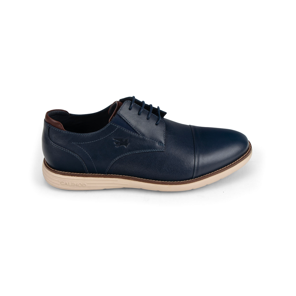 Zapatilla Casual Cuero Calimod CYU003 Marino