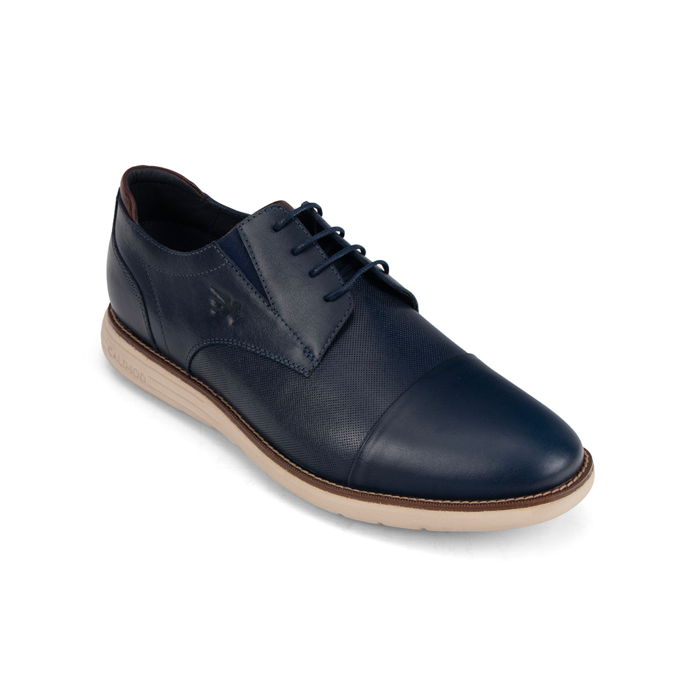 Zapatilla Casual Cuero Calimod CYU003 Marino