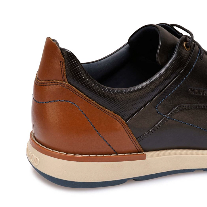 Zapatilla Casual Cuero Calimod CYV006 Negro