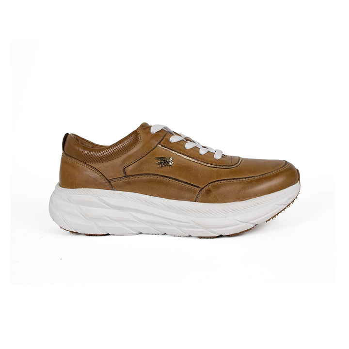 Zapatilla Calimod UII003 Tan Cuero Femenino