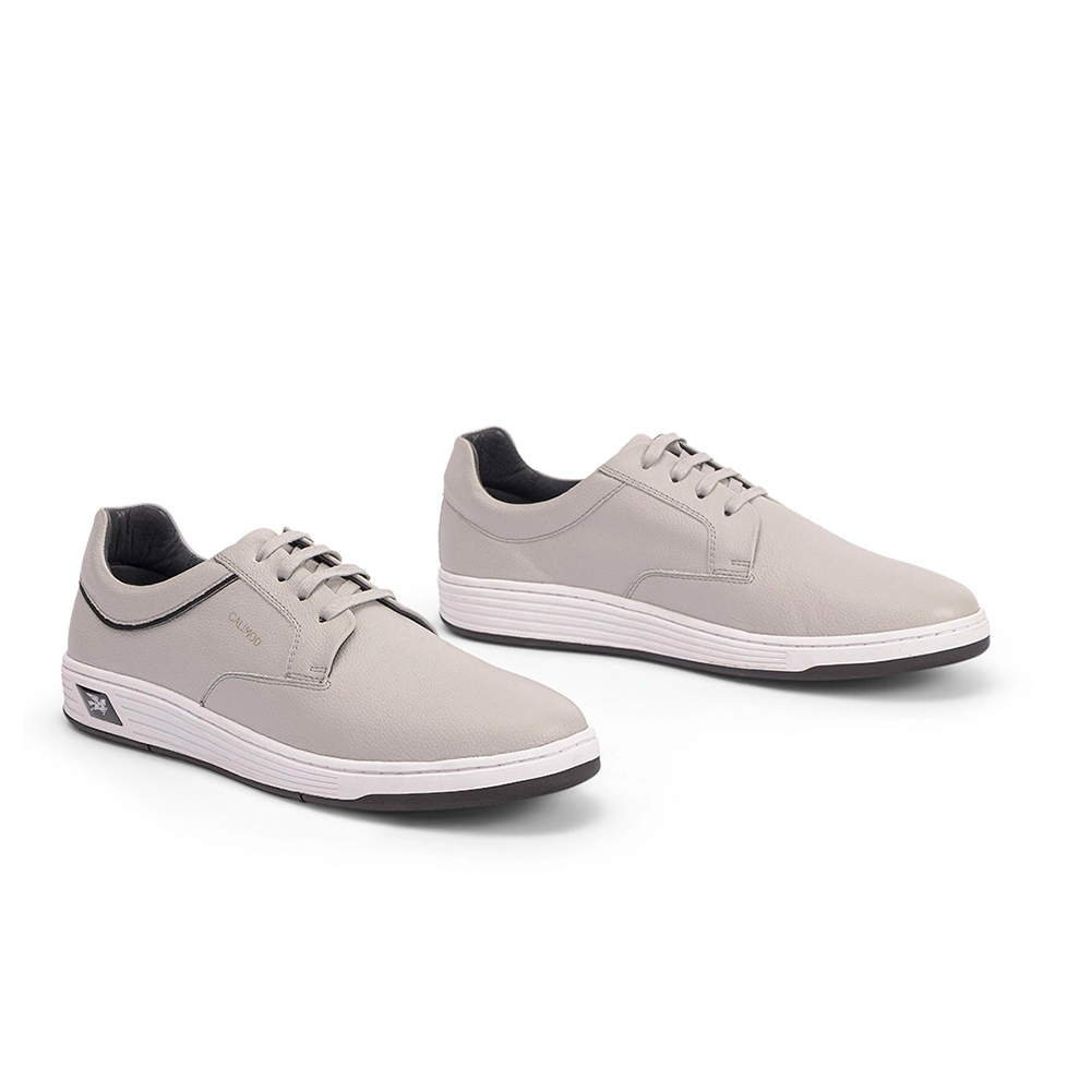Zapatilla Casual Cuero Calimod UIQ001 Cemento