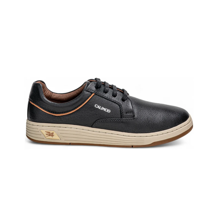 Zapatilla Casual Cuero Calimod UIQ001 Caballero Marino
