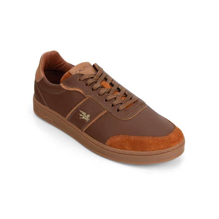 Zapatilla Casual Cuero Calimod UIS001 Tan