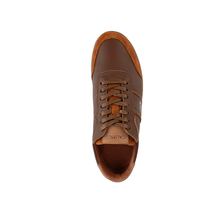 Zapatilla Casual Cuero Calimod UIS001 Tan