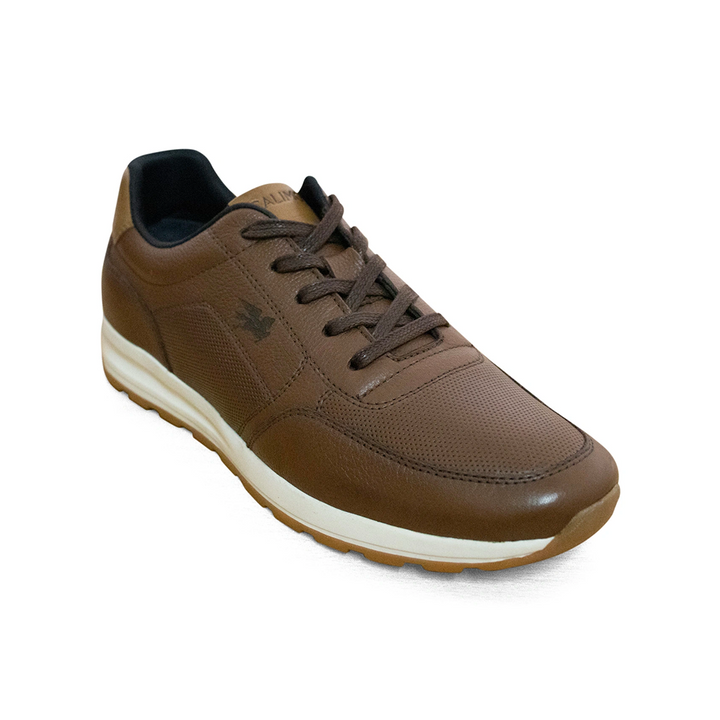 Zapatila Casual Cuero Calimod UIV002 Nutria