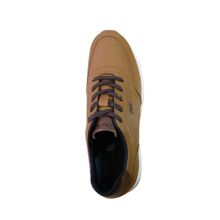 Zapatilla Casual Cuero Calimod UIV002 Tan