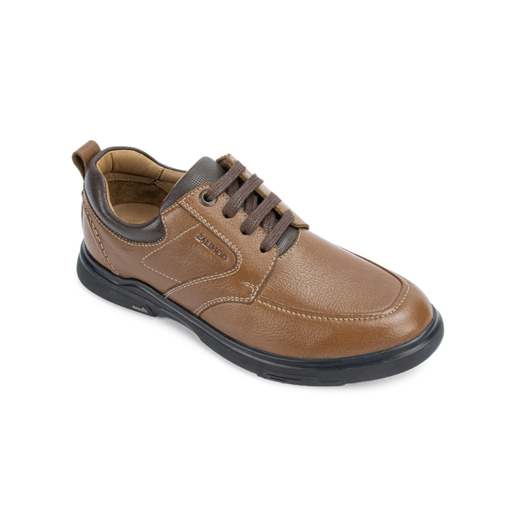 Zapato Calimod CQ1001 Cuero Caballero Tan