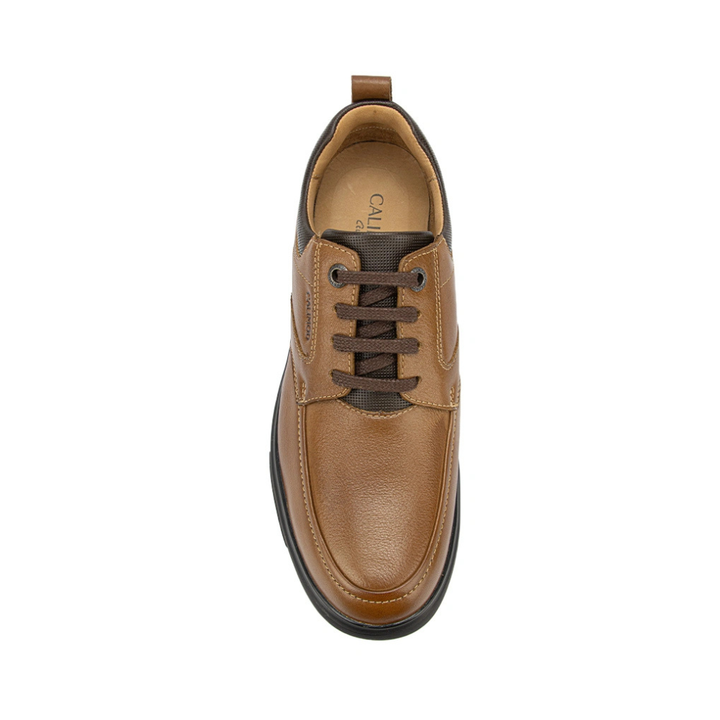 Zapato Calimod CQ1001 Cuero Caballero Tan