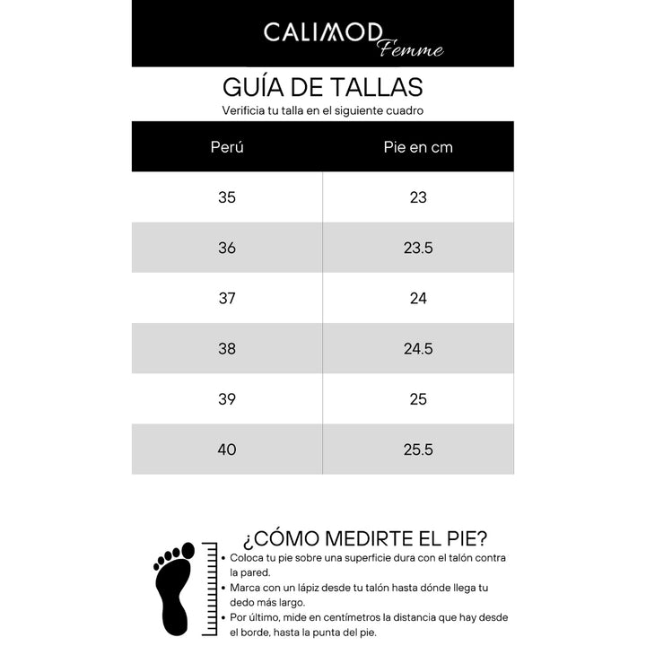 Zapato Calimod Dama CB3002