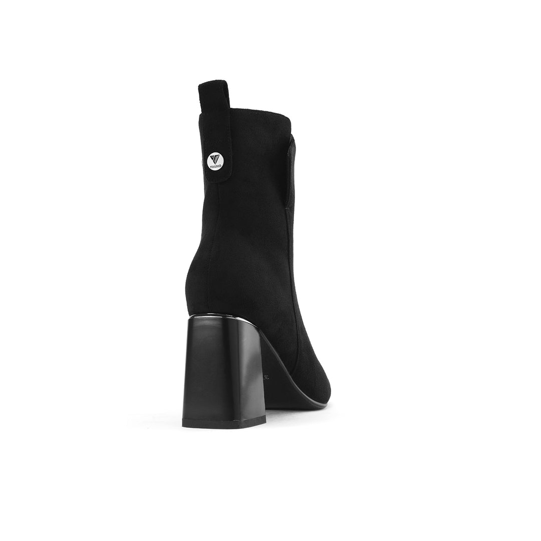 Botin Via Uno DF3002 Gamuza Taco 8.5