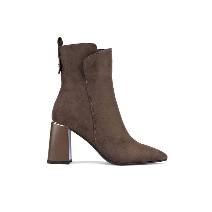 Botin Via Uno DF3002 Gamuza Taco 8.5
