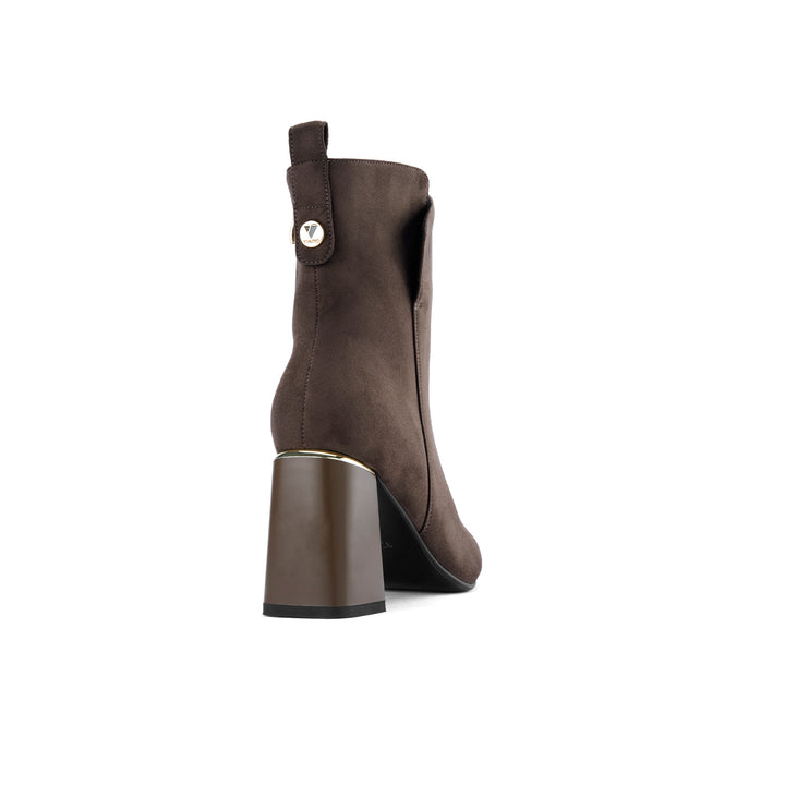 Botin Via Uno DF3002 Gamuza Taco 8.5