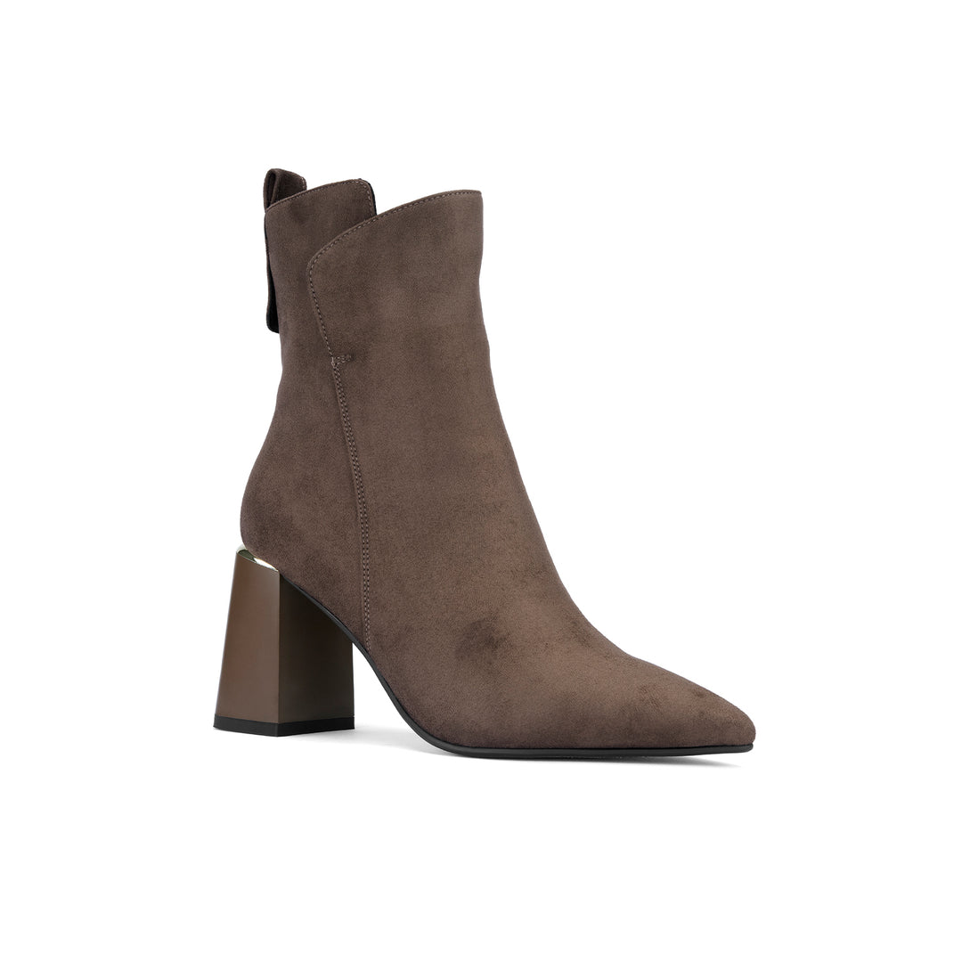 Botin Via Uno DF3002 Gamuza Taco 8.5