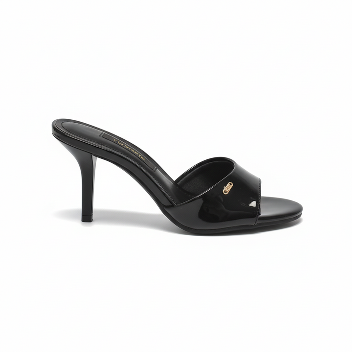 Sandalia Via Marte 300001-02 Charol Taco 8.5