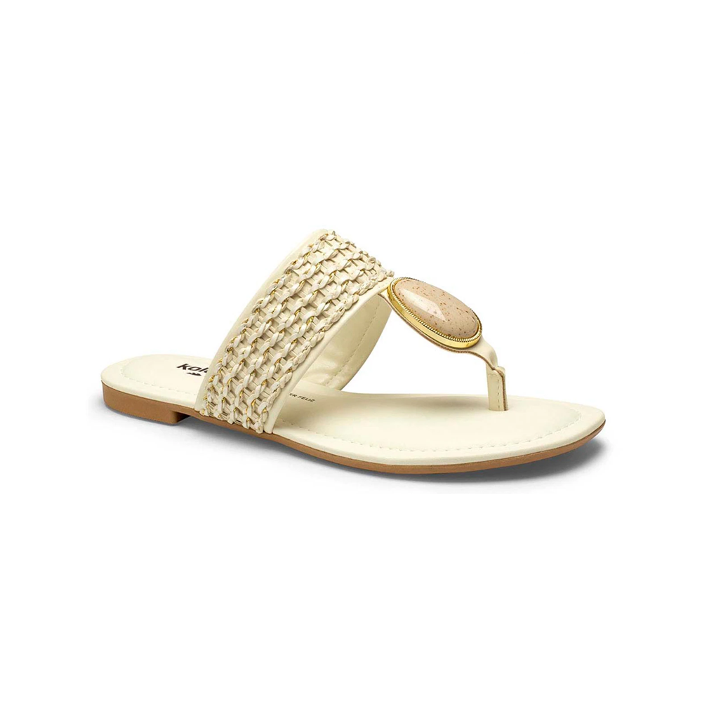 Sandalia Kolosh Y9613 Crema